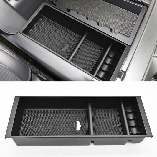 ya 5 8.10 For 2021-2025 for Ford F-150 Car ABS Center Console Armrest Storage Box Organizer