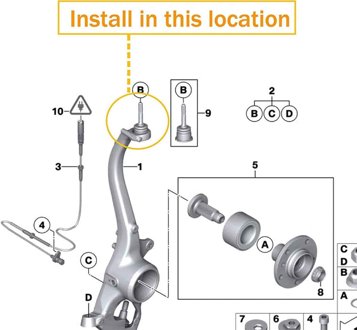 ya 9 10.24 Suitable for for Rolls-Royce for Phantom front joint ball joint OE 31120414733 31216774835/36-