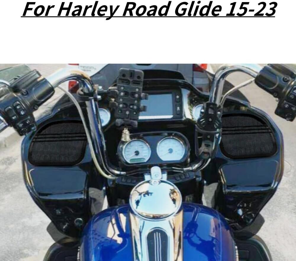 ya 23 10.7 baidi Front rectifier black speaker grille trim for Harley Road Glide 15-23-