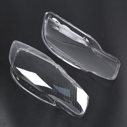 ya 11 9.14 zhengce Pair Headlight Headlamp Lens Cover Clear Lens LH+RH Fit for Audi A4 B7 2005