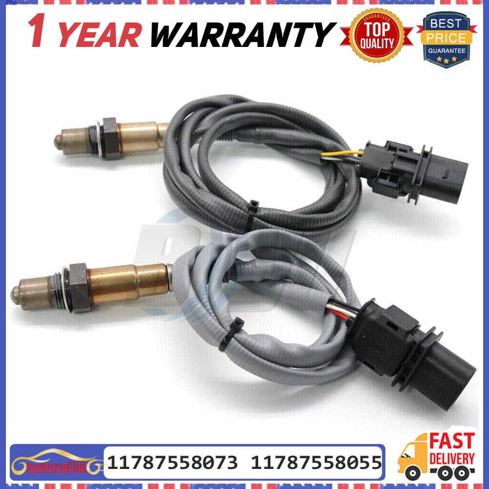 ya 6 8.24 baidi for BMW E82 E90 E91 3.0L 11787558073 11787558055 2X Upstream O2 Oxygen Sensor 
