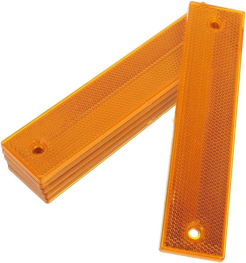 ya 10 9.16 baidi 2 Count Reflective Cursor Highway Reflectors Parking Lot Driveway Markers