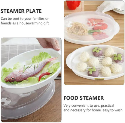 ya 14 9.20 baidi ing Tray with Lid er Plate Fish Microwavable Vegetable-1
