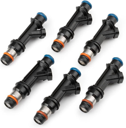 ya 10 9.16 baidi 6PCS Fuel Injectors 25313185 for Chevrolet Trailblazer for GMC Envoy 4.2L 2002-2004