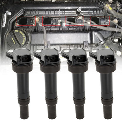 ya 4 8.8 4-piece Ignition Coil for Hyundai for Elantra for Tucson for Kia Forte Soul 1.8L 2.0L UF651
