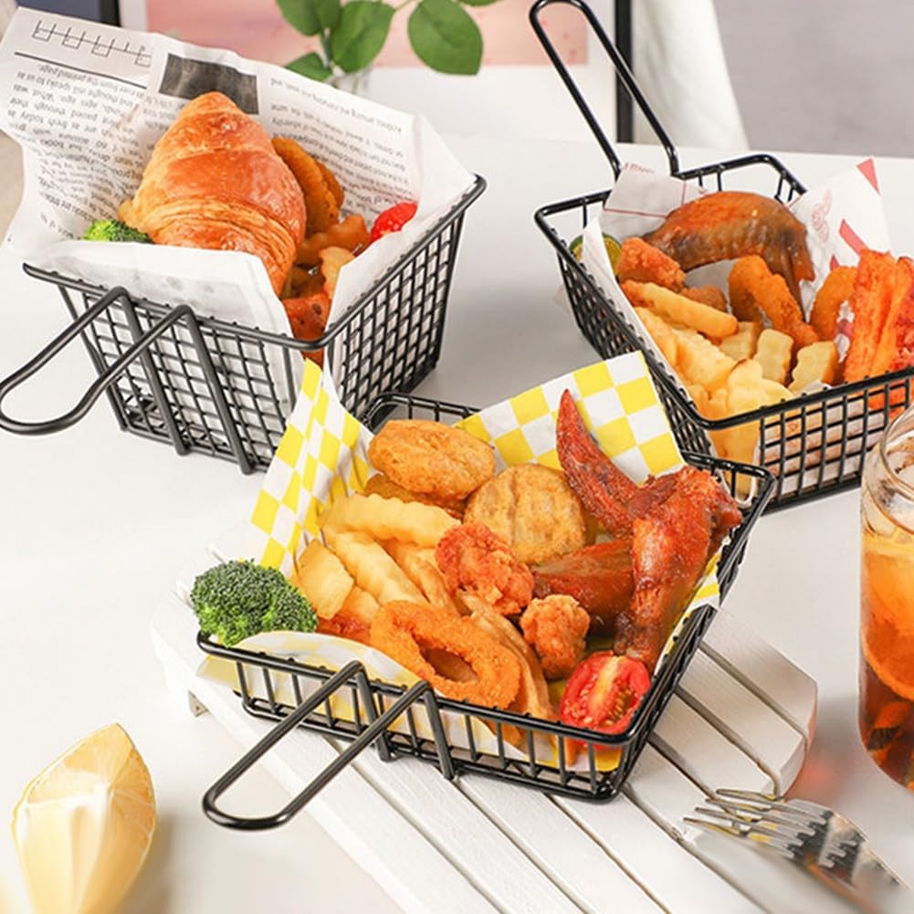 ya 14 9.20 baidi Chips Basket Wire Basket Deep Fried Stainless Steel Kitchen Tools & Gadgets-1
