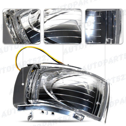 ya 11 9.14 baidiLeft LED Turn Signal Side Mirror Light Lamp Blinkers for VW Beetle 2006-2009