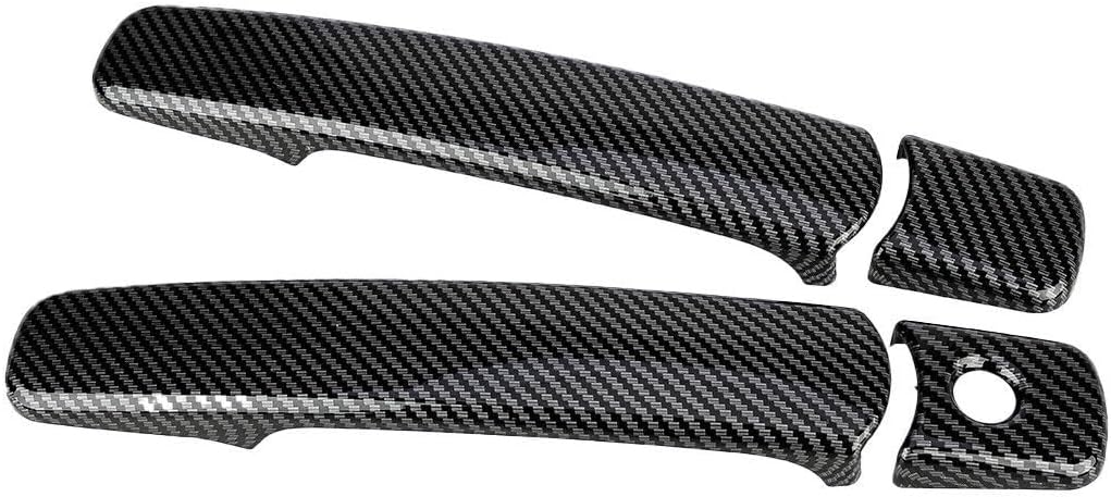 ya 2 8.15 2pcs Carbon Fiber Style Front Door Handle Protectors Fits for Infiniti G35 Coupe 03-07 @