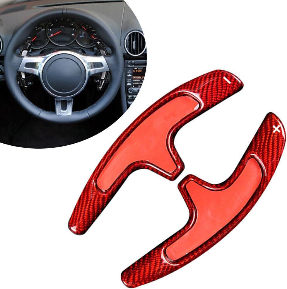 ya 5 8.24 baidi Carbon Steering Wheel Extension Paddle Shift for Porsche 991 Cayman 981 Boxster