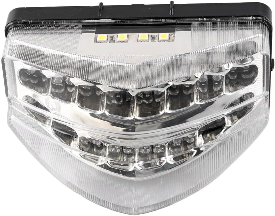 ya 4 8.10 Motorcycle LED Brake Stop Rear Tail Light for Honda CBR600 F4i 2001-2003 Clear