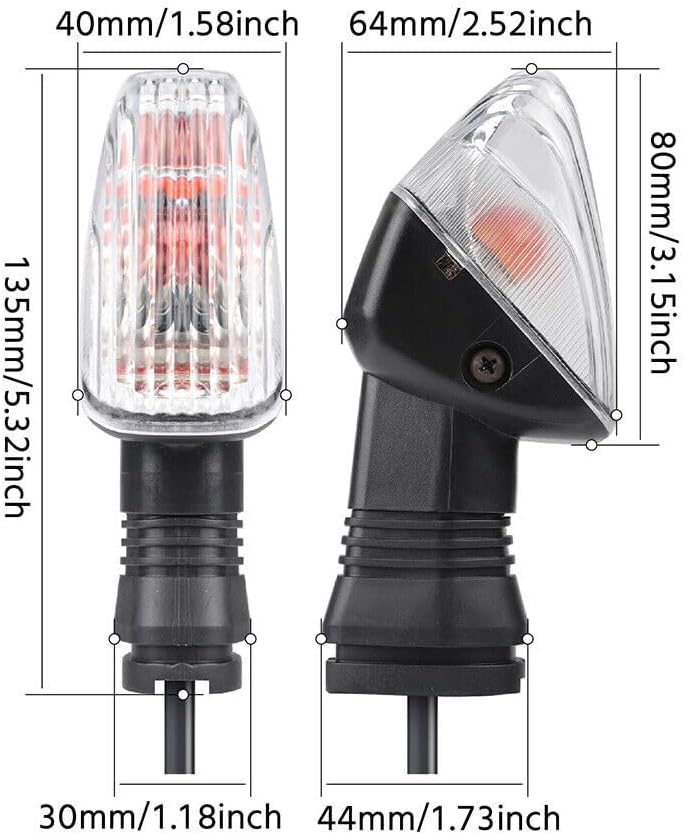 ya 4 8.10 Rear Turn Signal Light Flasher Indicator Lamp for Kawasaki Z1000 NINJA 1000 650R