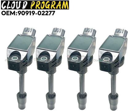 ya 4 8.24 baidi 4PCS Ignition Coil 90919-02277 90919-A2010 For 18-2022 for Toyota for Camry RAV4 for AVALON