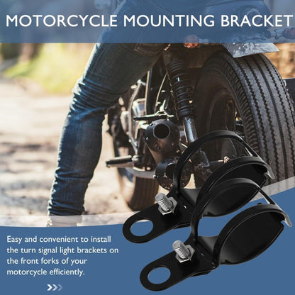 ya 2 8.15 2 Pcs Shock Absorbing Fixer Motorcycle Turn Signals Mounting Bracket Motorcycel