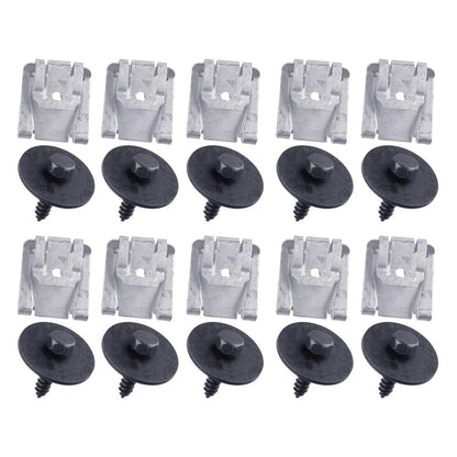 ya 6 8.14 20 Piece Engine Bottom Cover Floor Clip Screw kit Suitable for Mercedes-Benz A B C E M CLK Class