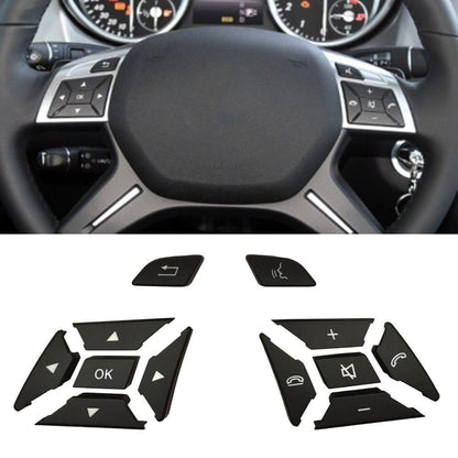 ya 4 8.8 for 2014-2016 for Mercedes GL450 Steering Trim Wheel Switch Cover Kit