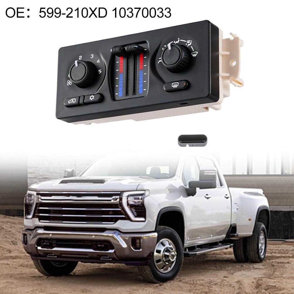 ya 9 10.24 Climate Control Module Air AC Heater Switch HVAC Panel for Chevy 599-210XD