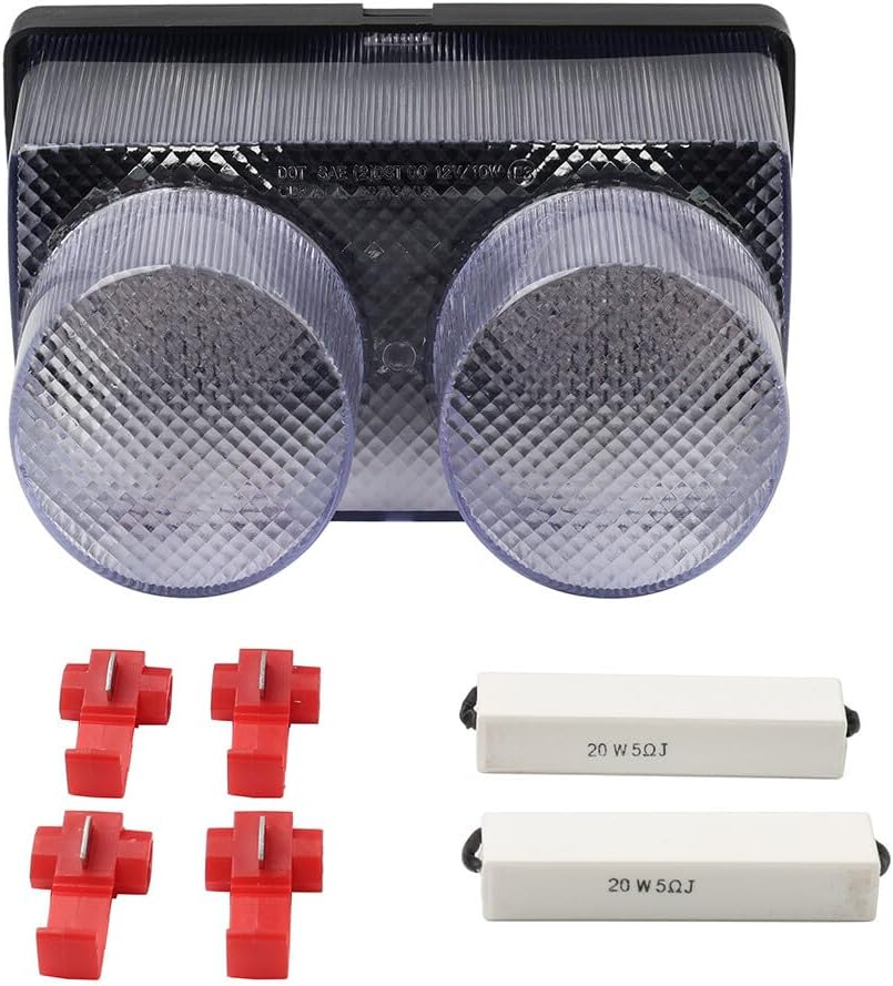 ya 5 8.24 baidi Motorcycle Clear Rear Tail Light Brake Turn Signal Lamp for Yamaha YZF R1 98-99
