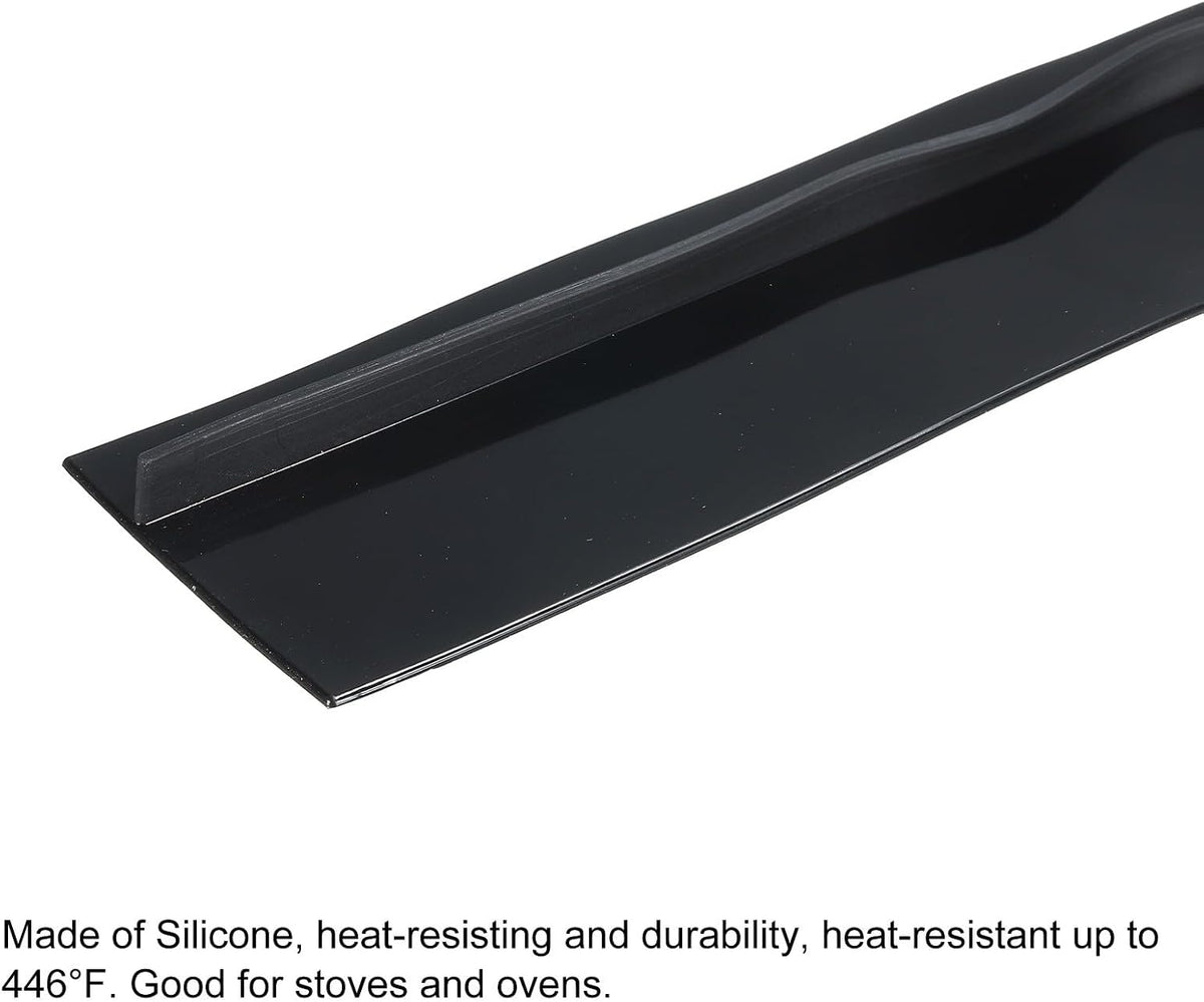 ya 14 9.20 baidi 21inch Silicone Stove Gap Cover Gap Filler Between Stove Counter Black 2Pcs-1