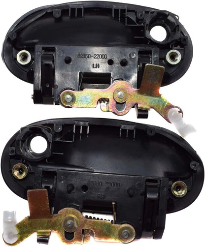 ya 2 8.15 for Hyundai Accent 1995-1999 Pair of Exterior Door Handles Front Driver and Passenger 