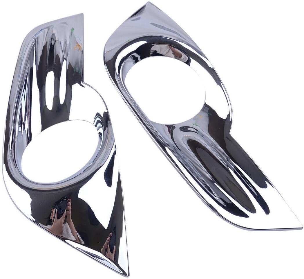 ya 4 8.14 2pcs Fog Light Fit for Nissan Teana Altima 2013 2014 2015 Lamp Cover Trim Plastic 