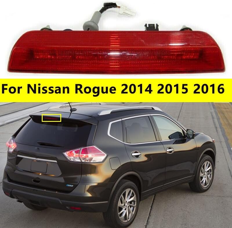 ya 4 8.14 Rear Third Brake Light High Brake Light Stop Light for Nissan Rogue 2014-2016