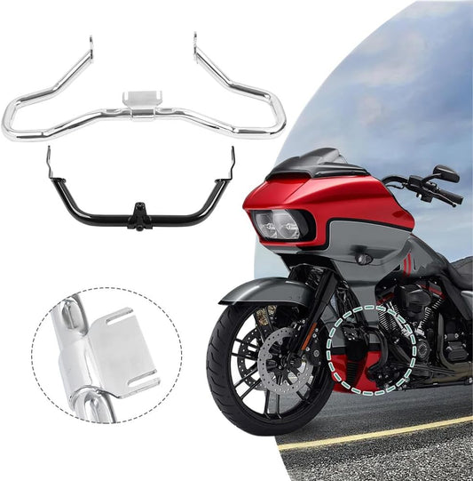 ya 4 8.8.2 Engine Guard Crash Bar Fairing Support Bracket for Harley Road Glide FLTRX 15-23