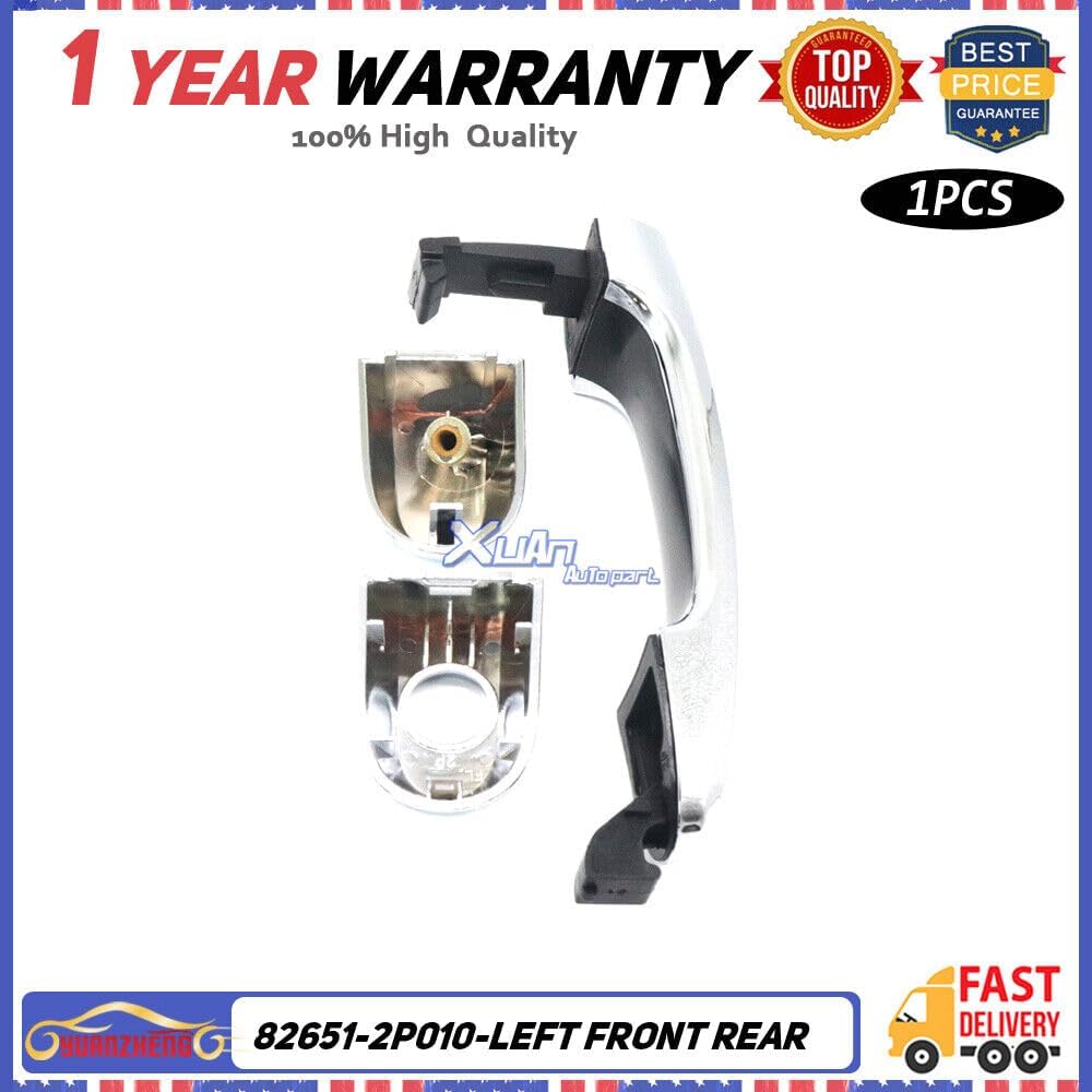 ya 5 8.24 baidi LF Front and Rear Driver Chrome Door Exterior Handle with Decoration for Kia for Sorento 11-15