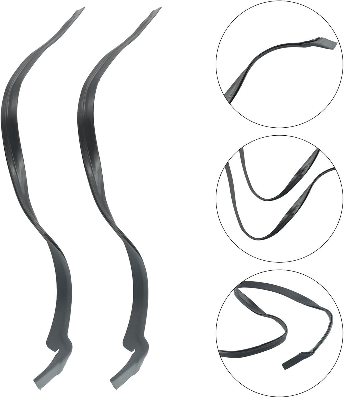 ya 23 10.7 baidi For LHD Front Pair Windshield Wiper Cowl Seal For For for Mini R55-R57a