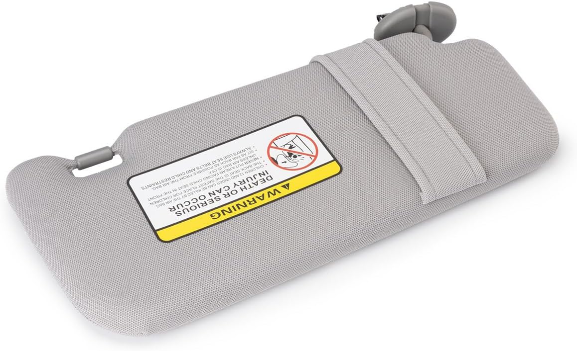 ya 11 9.14 baidi1 Piece 74320-02711-E0 Gray Left Driver's Side Sun Visor Suitable for Toyota for Corolla 2009-2013