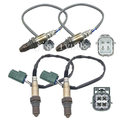 ya 23 10.7 zhengce 4pcs Oxygen O2 Sensor 1&2 for Nissan Pathfinder Titan 2008-2012 5.6L Upper