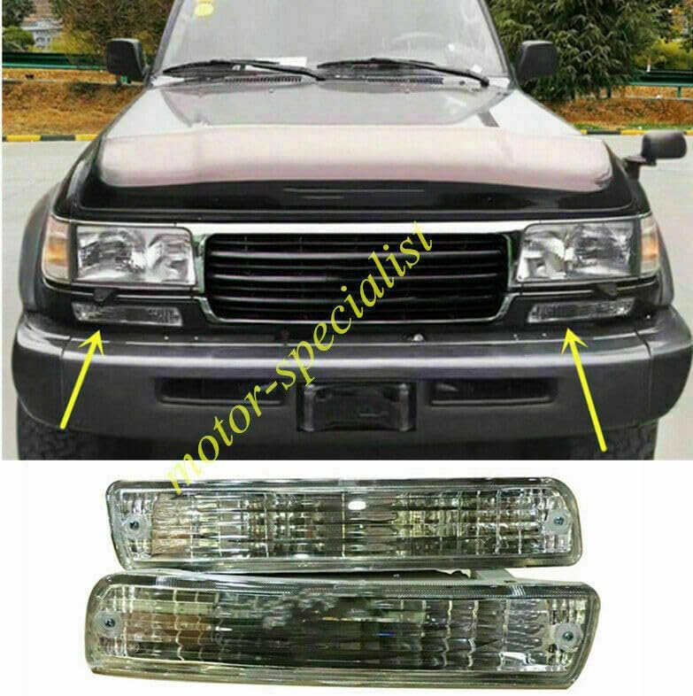 ya 7 8.24 baidi Applicable to Land Cruiser LC/FJ80 FZJ80 4500 91-97 Front turn signal light housing transparent 