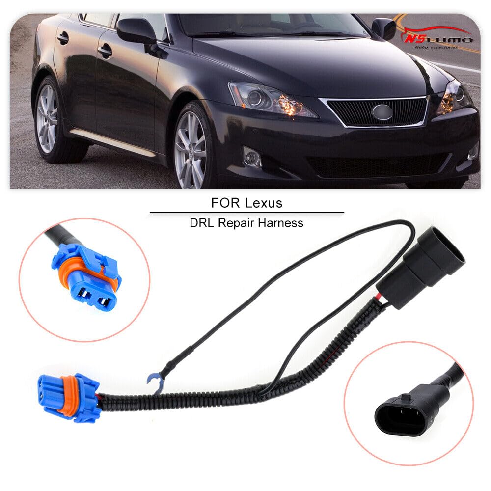 ya 5 8.10 9005 HB3 6V DRL High Beam Repair Harness for 1999-2009 for Lexus RX