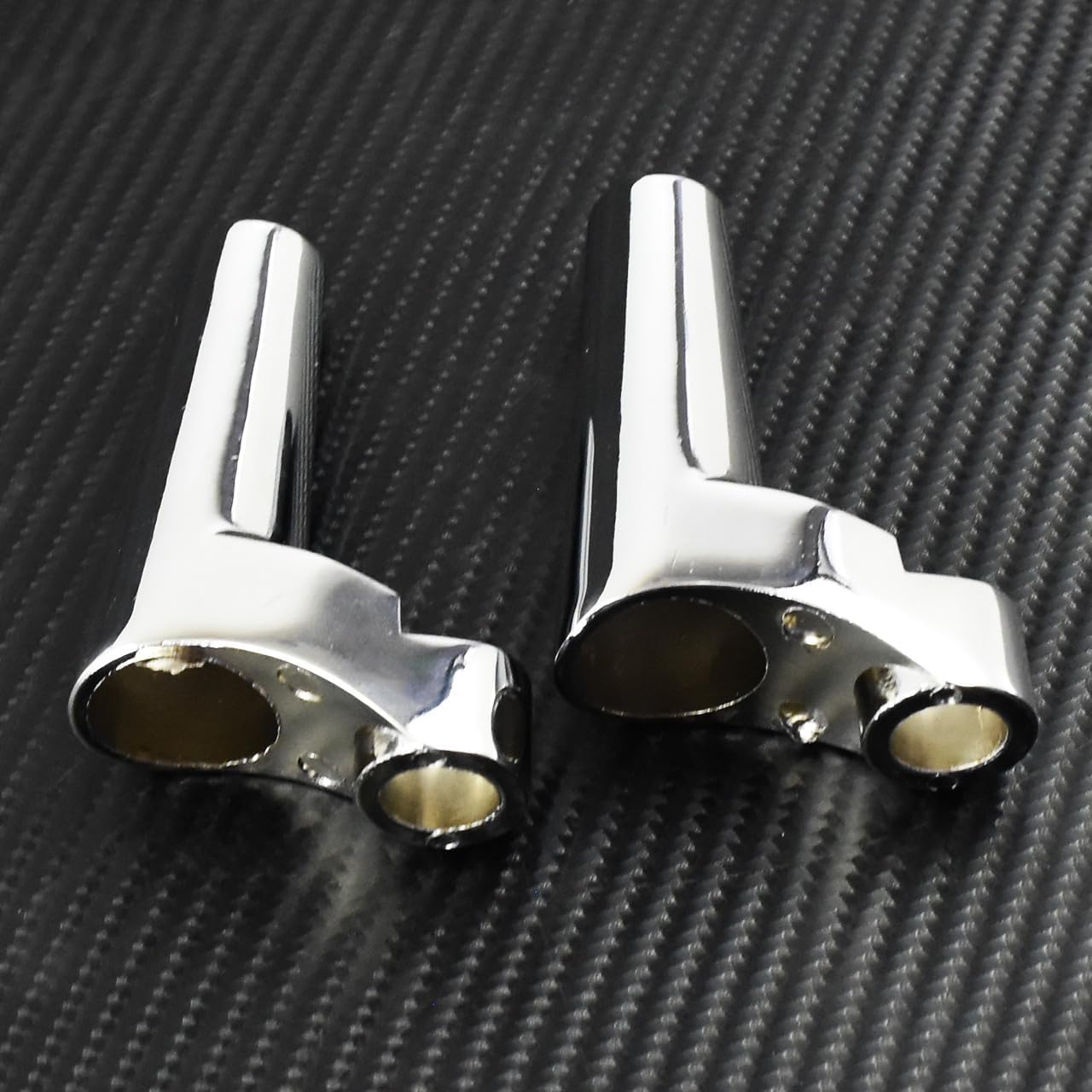 ya 2 8.15 Front Turn Signal Mounts Relocation Kit Fit for Harley Sportsters 88-up Chrome