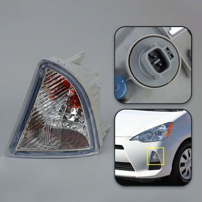 ya 4 8.14 Left front bumper fog corner lamp fits for Toyota Prius C 2012-13/2014 USA 