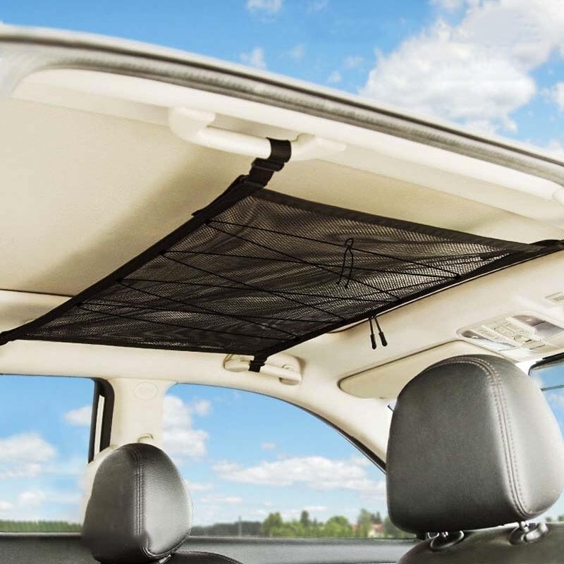 ya 2 8.15 for Nissan Tacoma Cab Double Layers Roof Top Ceiling Cargo Net Pocket Mesh Bag