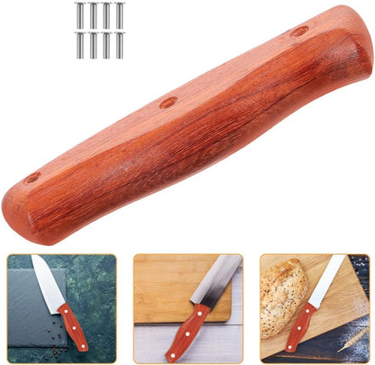 ya 14 9.20 baidi 2Pcs Kitchen Knife Handle Replacement Knife Handle Repair Knife Wooden Handle-1