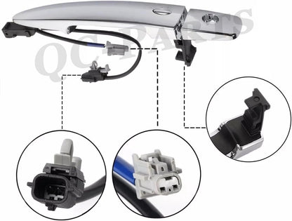 ya 10 9.16 baidi Front Left (Driver) Side Door Handle for Nissan 2013-2018 Sentra S, SL, SR, SV
