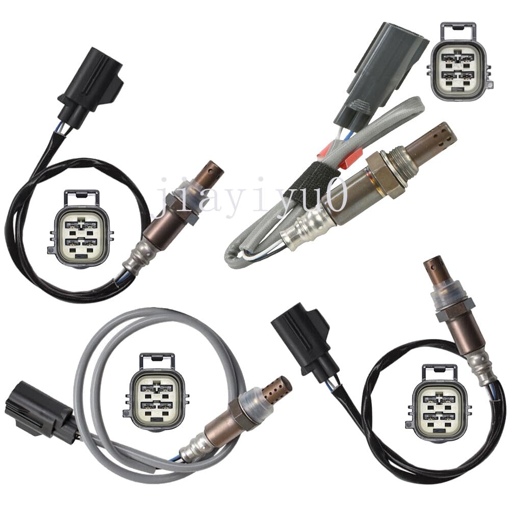 ya 4 8.8 4pcs Oxygen O2 Sensor Upstream+Downstream Fit for 2007-2014 for Volvo XC90 L6 3.2L