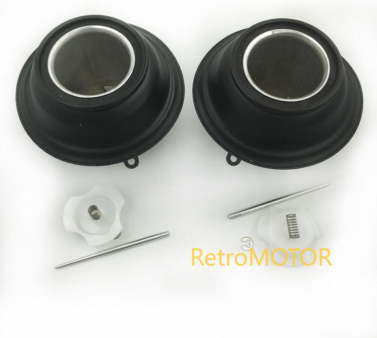 ya 13 9.15 baidi 2 Packs New Membrane Vacuum Pistons Plungers for Honda PC800 1989-1998 1990 1991