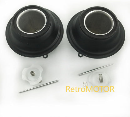 ya 13 9.15 baidi 2 Packs New Membrane Vacuum Pistons Plungers for Honda PC800 1989-1998 1990 1991