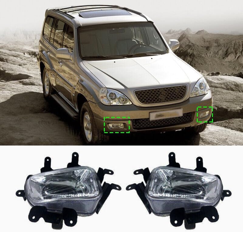 ya 2 8.15 Suitable for modern Terracan 2.4 2.9 2001 2002-07 front bumper fog light with bulb pair
