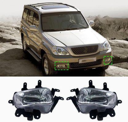 ya 2 8.15 Suitable for modern Terracan 2.4 2.9 2001 2002-07 front bumper fog light with bulb pair