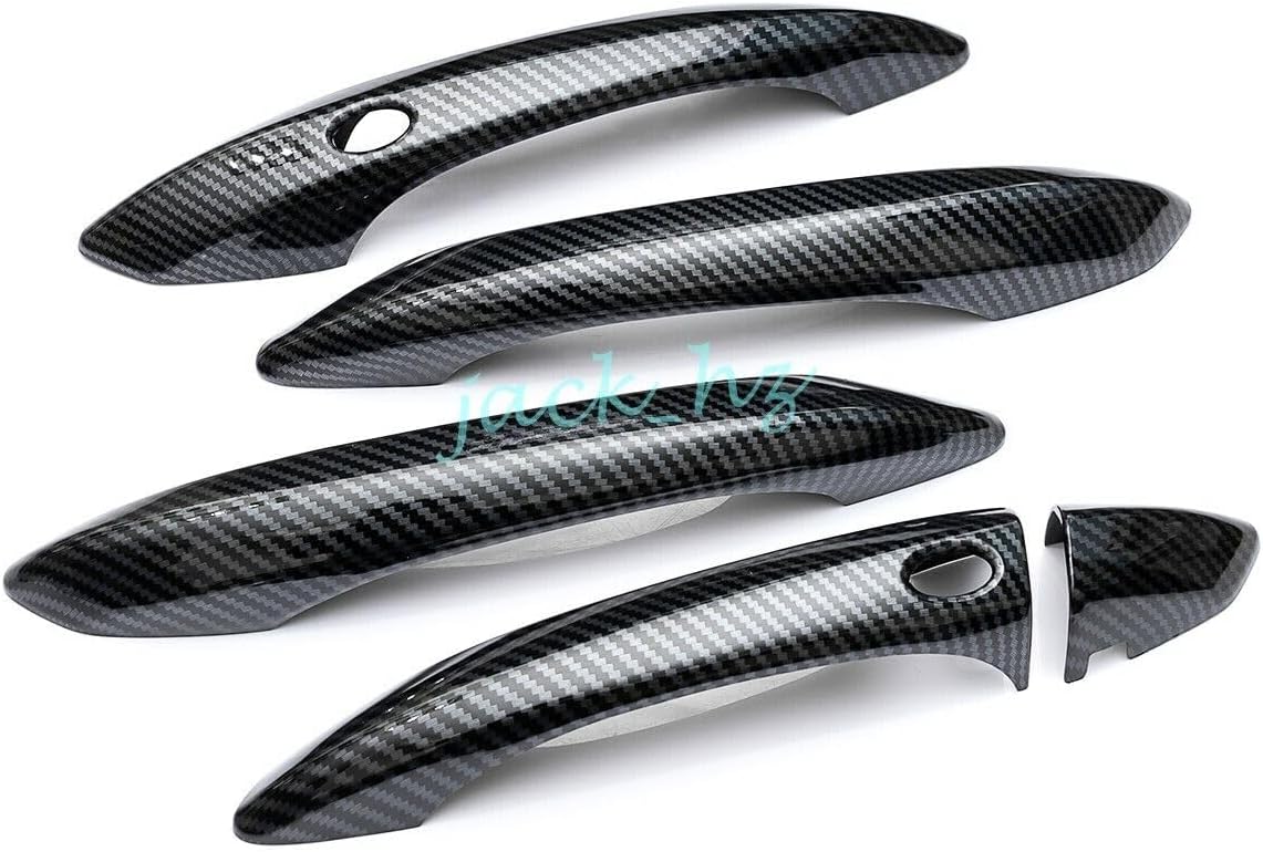 ya 2 8.15 Suitable for Hyundai for Tucson 2022 Carbon Fiber Exterior Door Handle Cover Trim