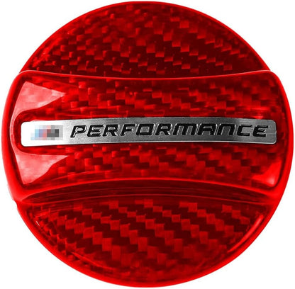ya 5 8.10 for BMW F30 F80 F82 E92 Red Carbon Fiber Universal Fuel Tank Oil Gas Cap Decor