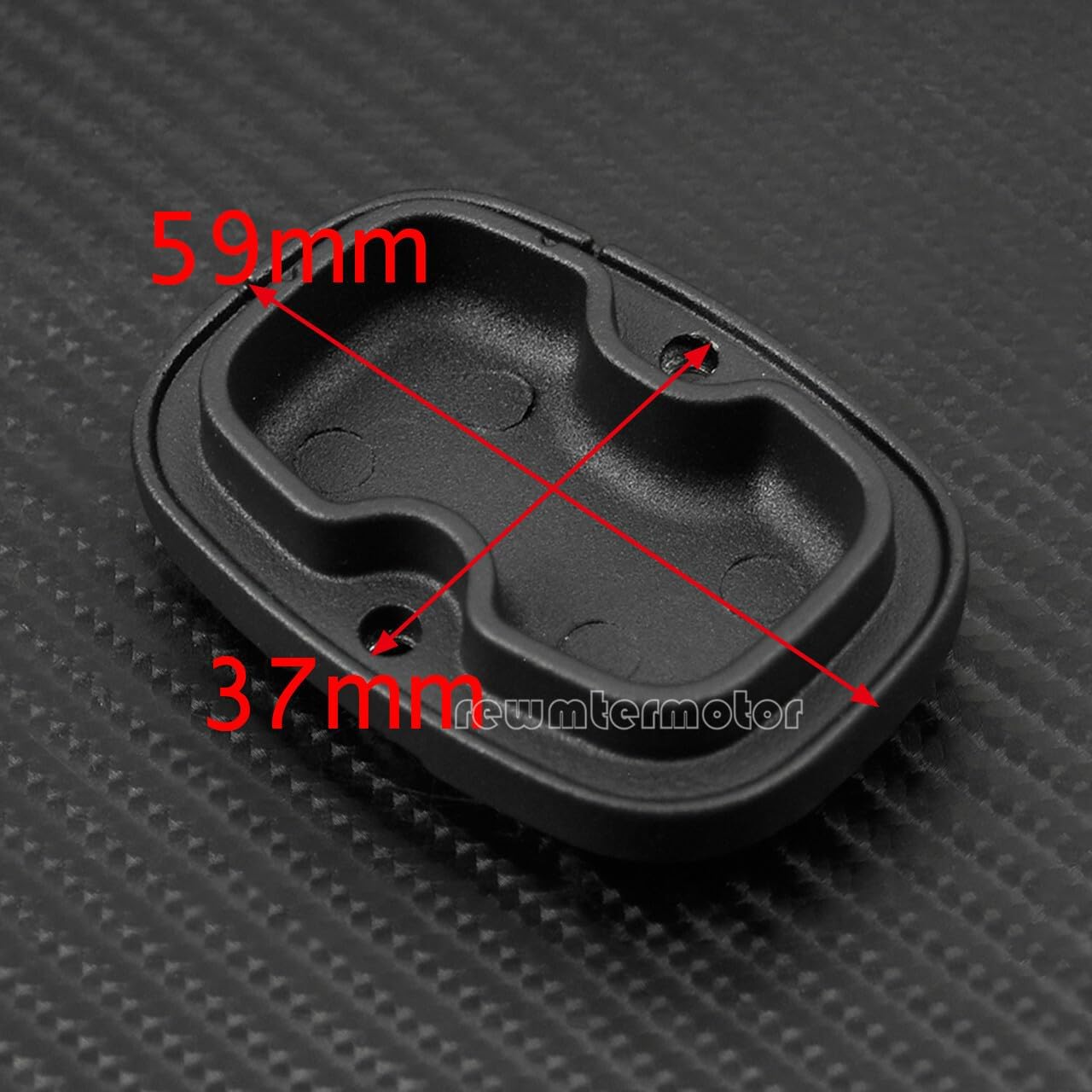 ya 6 8.24 baidi Matte Rear Brake Master Cylinder Cover Fit for Harley Touring Road Glide 2008-19