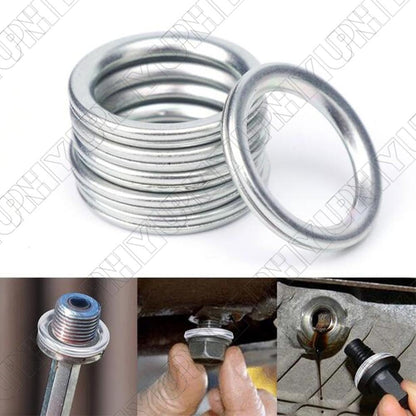 ya 12 10.8 baidi 10Pcs Oil Drain Plug Crush Washer Gasket MD050317 for Mitsubishi for Citroen for Peugeot
