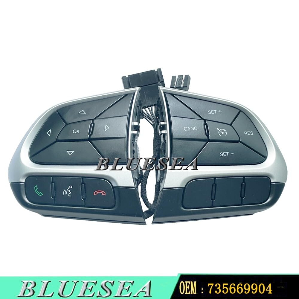ya 3 8.24 baidi 1 Pair Steering Wheel Cruise Switch for 15-2021 for Jeep Renegade Compass