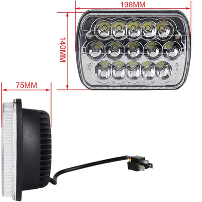 ya 7 8.24 baidi LED Headlight H6054 Bulb High/Low Sealed Beam for Chevrolet S10 Sonoma Truck 2pcs IP67
