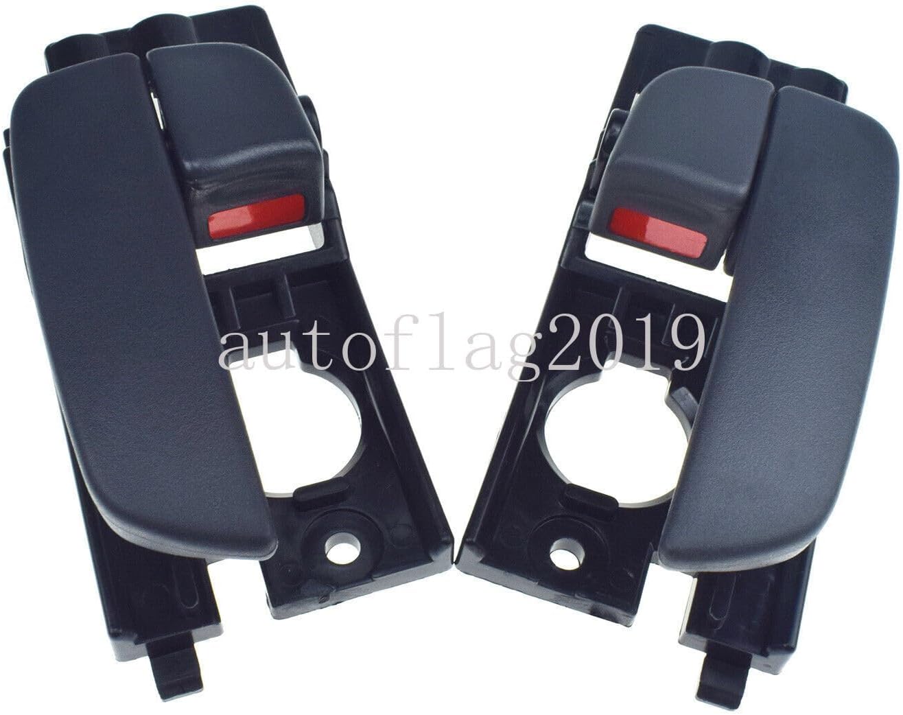 ya 4 8.24 baidi 2 Pack Gray Interior Door Handle Front Left Right for Hyundai Accent 2006-2011 