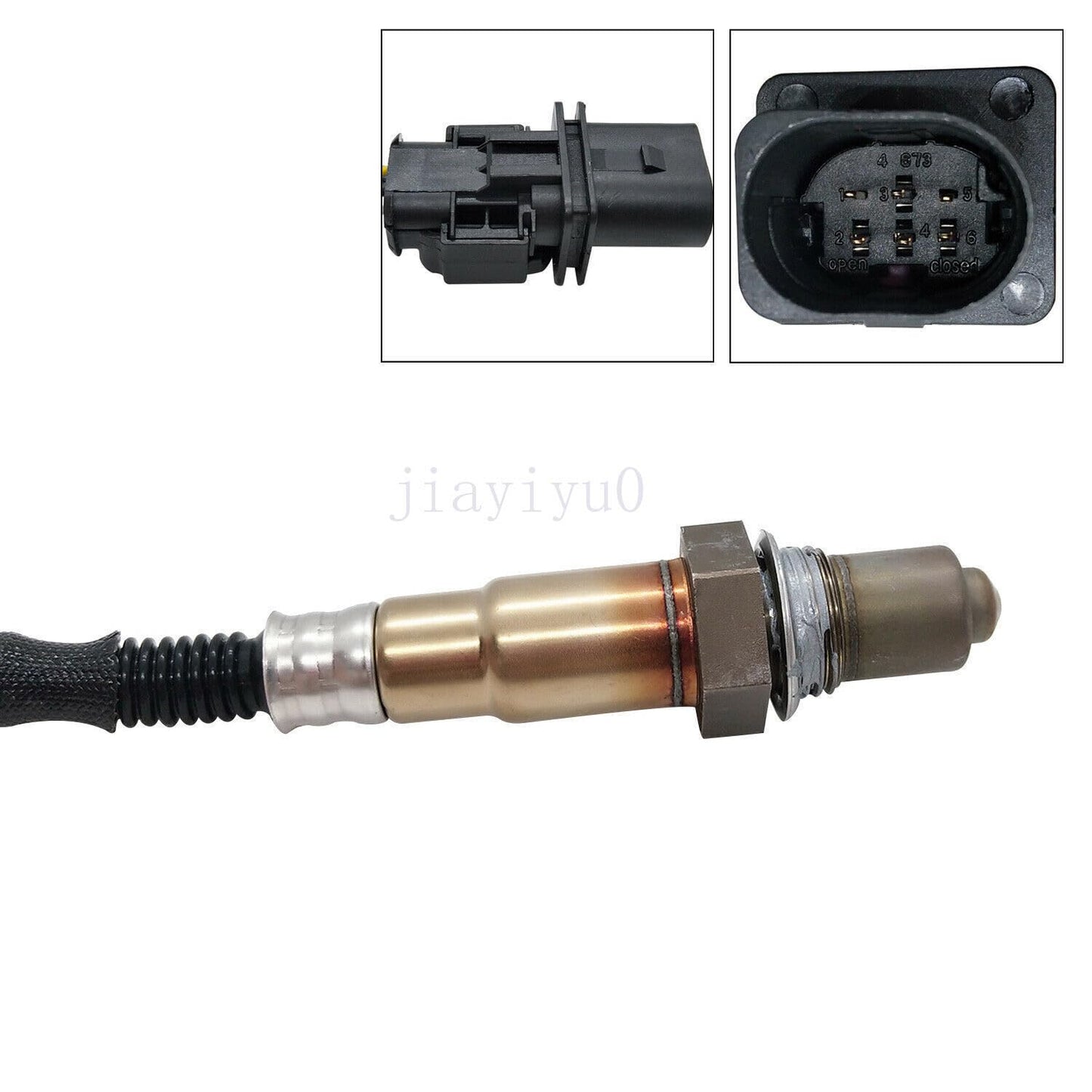 ya 4 8.8 2pcs Oxygen Sensor Upper+Lower for 2014-2020 for Ford Fusion 1.5L Only fit Gas Fuel